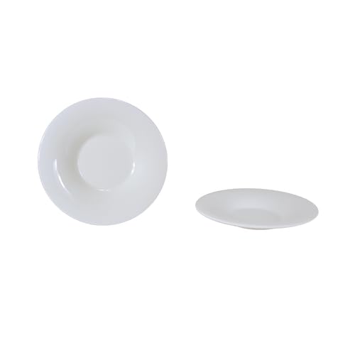 CR5810V Pasta Bowl, 12 oz., 10-1/4" Dia., Round, Break-Resistant, Dishwasher Safe, Melamine, Ivory, BPA Free, NSF, Pack of 12