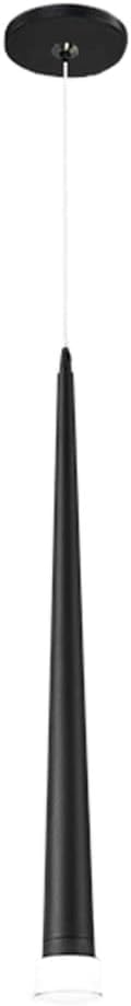 Luminaire cône réglable suspension LED noire lumière chaude salon