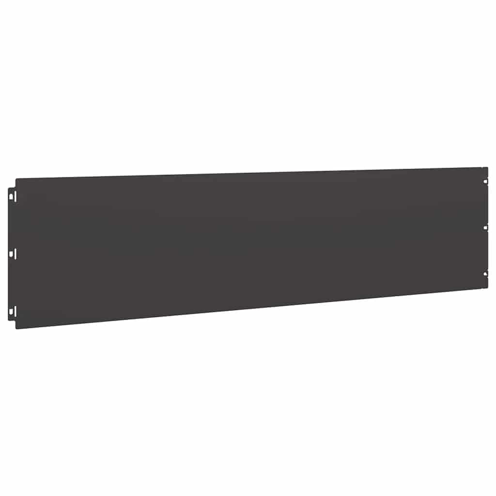 Krawędzie trawnika, 20 szt., czarne, 25 x 103 cm, stal walcowana na zimno, obrzeże do koszenia, obramowanie rabatek, do ogrodu, elastyczna blokada korzeni, metalowa, odporna na warunki