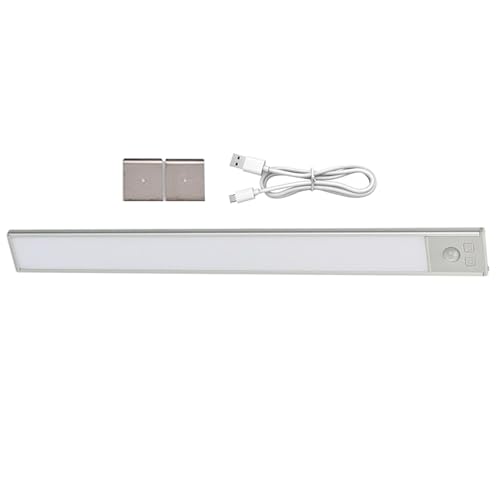 Iluminación LED bajo mueble – Barra luminosa inalámbrica con 3 colores, luz nocturna magnética para cajones escaleras cocina dormitorio y mueble