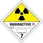 Radioactive Category II Label, Roll of 500