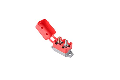 Gloso E518 Stud Type Circuit Breakers, Lengthwise Bracket, Auto Reset (T1) - 1 Pack (50A) #TOP4