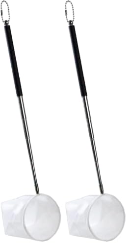 Image of AQUANEAT Small Fish Tank Shrimp Net, Aquarium Debris Cleaning Tools, with Extendable Handle