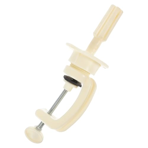 SHERCHPRY Mannequin Wig Head Stand Stand Clamp Portable Hair Styling Practice Holder Silver