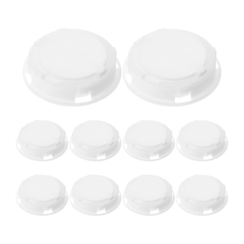 PartyKindom Piggy Bank Stopper Replacement Round Plugs for Money Jar Abs Plastic Easy Install 10pcs Set