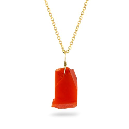 CRYSTALINES Mexican Fire Opal Necklace