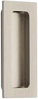 Emtek 220304US15 Emtek 220304 Modern Rectangular 4 Inch Tall Rectangular Flush Door Pull