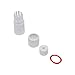 YSJJZRL 4 Pcs/Sets RJ45 Waterproof Connector Cap Cover for Outdoor Network IP Camera CCTV Pigtail Cable (White,20 Sets)