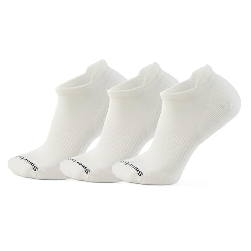 Smartwool Unisex Everyday Athletic Low Ankle Socks - White - Large