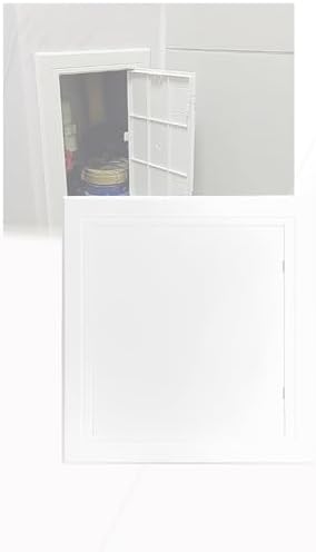 Plastic Access Door Cover Plate for Wall, Bathroom Pipe Access Panel, Decorative 12x15cm (4.7x5.9in) Inspection Hole, Easy Installation, Durable & Stylish Solution