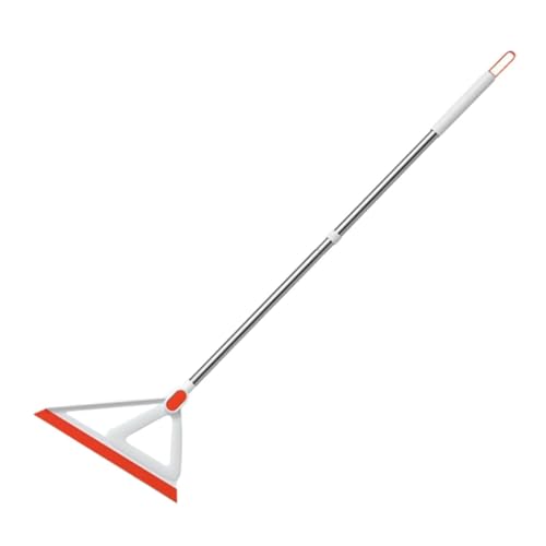 HOODANCOS Silicone Floor Scraping Broom Flat Mop for Floor Cleaning Tile Scrubber Mop Alternative