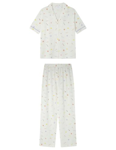 Women'secret Pijama Camisero 1% algodón Print “J´Adore”
