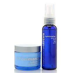 michael marcusHydromarine Serum & Moisturizer - Plant-Based Formula Supporting Skin Firmness, Tightening & Renewal - 2 Piece Set for Men & Women - Natural Cruelty-Free Product