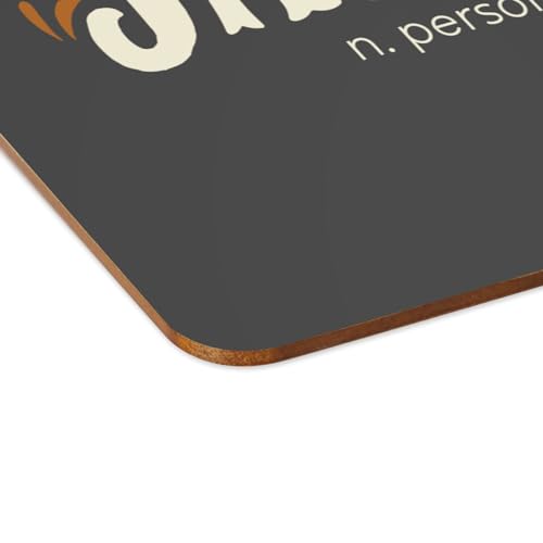 Napperons de table souples en liège anti-rayure noir lot de 4 - 4