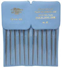 魚地球印 精密ヤスリ 12本組 丸 04-1203#6 12本入セット