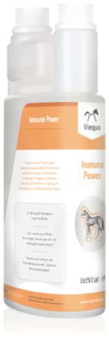 VetVital Viequo Immuno Power | 1 l | Ergänzungsfuttermittel für Pferde | Zur Unterstützung der körpereigenen Abwehr | Bei Impfungen, Entwurmungen oder der Rekonvaleszenzphase Cover