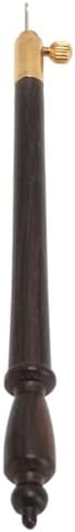 Generic French Embroidery Crochet Hook Set Ergonomic Design with 3 Needles Portable Handle for Household Sewing Crafting - 2