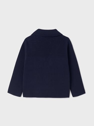 Mayoral Textured Knit Cardigan for Boys Navy2