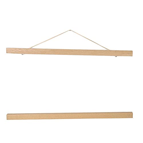 Cornice portafoto in legno naturale, magnetica, supporto per tela