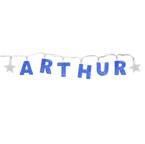 Guirlande lumineuse LED bleue Arthur luminaire intérieur suspendu