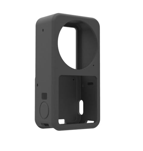 Action Pro Silicone Case Cover Skin Compatible with DJI Action 2 Sports Camera (Black)