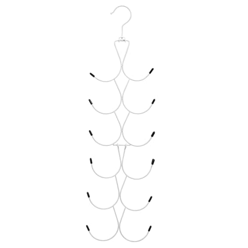 HEALSOPTHY Organizador para Bufandas y Leggings para Armario Doble Capa, Hierro Resistente, Colgador para Gorros y Cinturones, Uso Doméstico, Ahorro De Espacio HEALSOPTHY Organizador para Bufandas y Leggings para Armario Doble Capa, Hierro Resistente, Colgador para Gorros y Cinturones, Uso Doméstico, Ahorro De Espacio