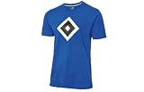 Hamburger SV HSV T-Shirt Shirt ** Logo Blau ** (DE/NL/SE/PL, Alphanumerisch, S, Regular, Regular, Blau)