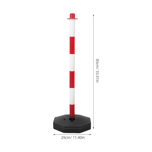 Poteau avertisseur de circulation avec base remplissable d'eau