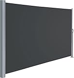 ☀ Leicht und Robust - Die Stange und Markisenbox bestehen aus hochwertigem Aluminium, das leicht und stark ist. Die Oberfläche ist mit einer Rostschutzbeschichtung beschichtet, die lange Zeit im Freien verwendet werden kann, ohne leicht zu rosten.