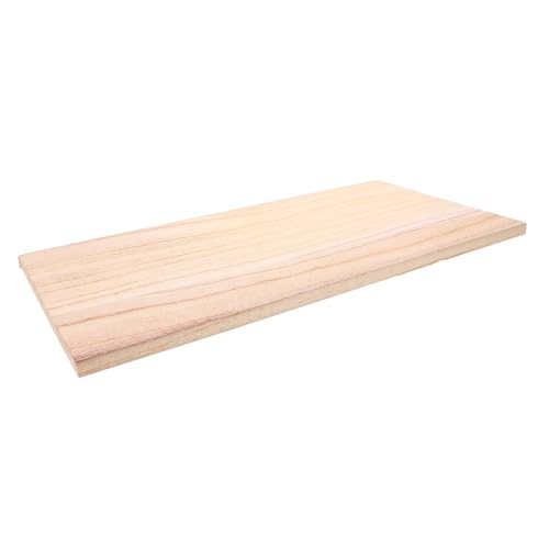 Balacoo Solid Wood Plank Board Diy Furniture Wood Unfinished Wooden Craft Material Rectangular Shelving Accessory Long-lasting Wardrobe Divider