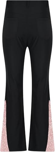 Men's Vintage Casual Flared Pants Classic Stretch Fit Button Bell Bottom Denim Jeans Skinny Straight Leg Trousers3