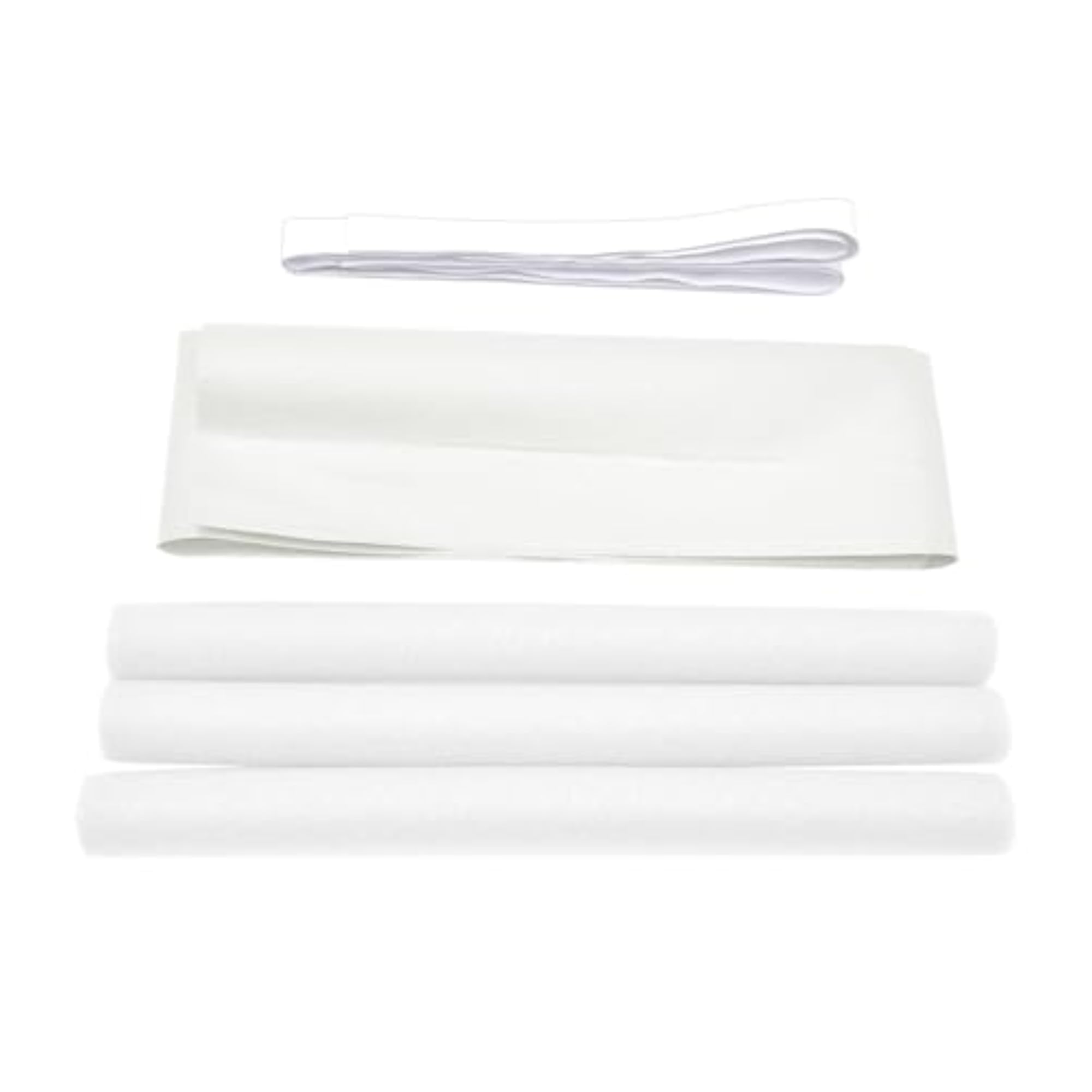 Under Door Draft Stopper Weatherstrip Bottom Single Sided White