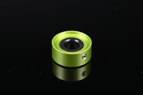 SOLUTEK Pedal Footswitch Topper with 3 Screws and Rubber Insert Fit Tightly on common pedal switches(3/8"10mm) Red Silver Black Gold Blue Green 6 Pack