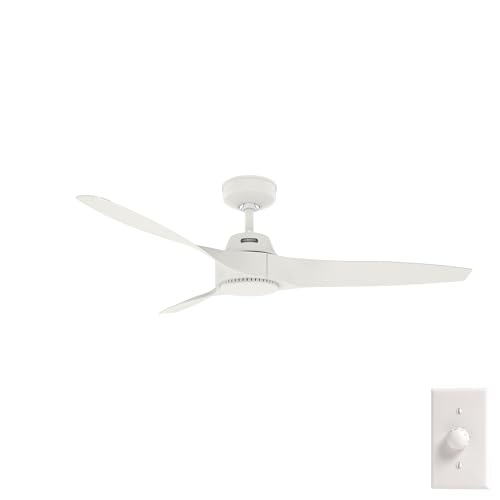 Image of Hunter Mosley, Outdoor or Indoor, Ceiling Fan, 52 inch, Fresh White