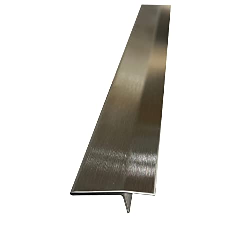 Brushed 304 Stainless Steel Universal Gap Cap T Molding Trim (21.00)