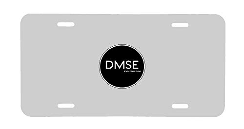 DMSE Wholesale White Blank Metal Aluminum Automotive License Plate Plates Tag for Custom Design Work - 0.025 Thickness/0.5mm - US/Canada Size 12x6 (White) - Thumbnail 2