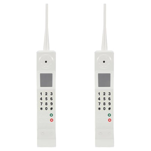 Teléfono Fijo Retro de Hierro Blanco de Alta Calidad para Decoración Clásica en Casa