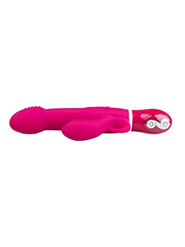 Close2You Flores Piccolo Bordo - zachte vibrator met 7 vibratiemodi, stille stimulator met clitoris-prikker, massagestaaf met prikkelgroeven en muziek, roze - Afbeelding 5