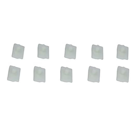 plplaaoo Tira de para-choque, tira de para-choque de guia de corrente, acessórios de guia de corrente, kit de tira de para-choque de motosserra, 10 peças de guia de corrente para ferramentas de jardim