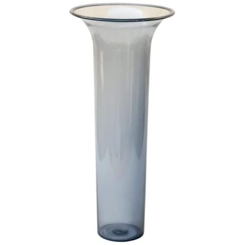 Insert Per Vaso Da Pavimento In Plastica Topazio Trasparente, H 32 Cm, Diametro Superiore 18 Cm, Senza Fori - copertina