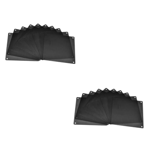 Gadpiparty 2pcs PVC Pc Fan Dust Cover Mesh Thick Protective Screen for Computer Fans Reduces Noise Extends Life for Home Chassis Electronic Devices