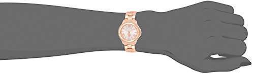 U.S. Polo Assn. Women's Watch with Crystal Studded Bezel, Alloy Bracelet Strap with Jewelry Clasp