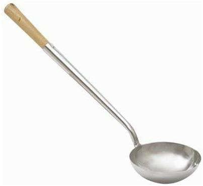 Chinese Ladle 16" Soup ladle Ladles for Cooking Ladle Spoons Stainless Steel ladle Ladle Set Kitchen Tools Pasta Spoon Cooking Tools Utensils Wooden ladle Kitch