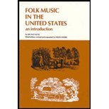 Paperback Folk Music in the U.S. an Introduction by Nettl. [1976,3rd Edition.] Paperback Book
