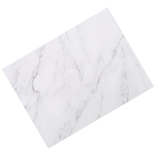 DOITOOL Tabla de Cortar de Mármol Jaspeado Gris y Rectangular, Multifunción para Cocina y Comedor, Tablero de Almacenamiento Reutilizable para Frutas, Carne y Pan, Suministros