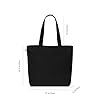 Ecoright Umhängetasche Canvas Shopper Tasche Lässig Handtasche Groß Schultertasche mit Innentasche für Schule arbeitstasche damen tasche #3