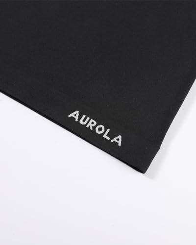 AUROLA Women Essentials Seamless Short Sleeve Fitted Tshirt Gym Workout Athletic Shirts Top Tee3