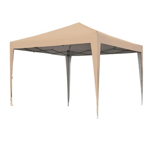 Garden Winds Custom Fit Replacement Canopy Top Cover Compatible with The Quictent ML-KK-GM1209S-BE-UP1 8' x 8' Pop Up - Upgraded Performance RIPLOCK 350 Fabric