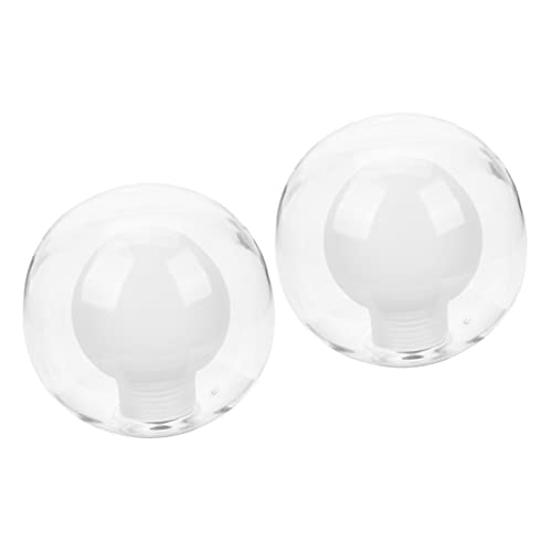 Image of Zerodeko 2pcs Vintage Glass Lamp Shade Replacement Glass Globe Lampshade for Ceiling Light