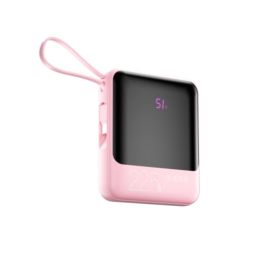 モバイルバッテリー 大容量 22800mAh スマホ 充電器 小型 携帯便利 ケーブル内蔵 残量表示 ストラップ付き パワーバンク 携帯充電器 コンパクト アウトドア 旅行 出張 停電 防災 緊急用のサムネイル